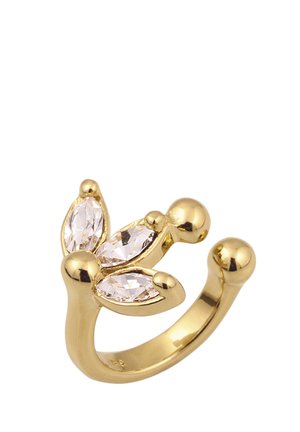 CUFF BLUME MIT VON SWAROVSKI - Ohrringe - gold-coloured