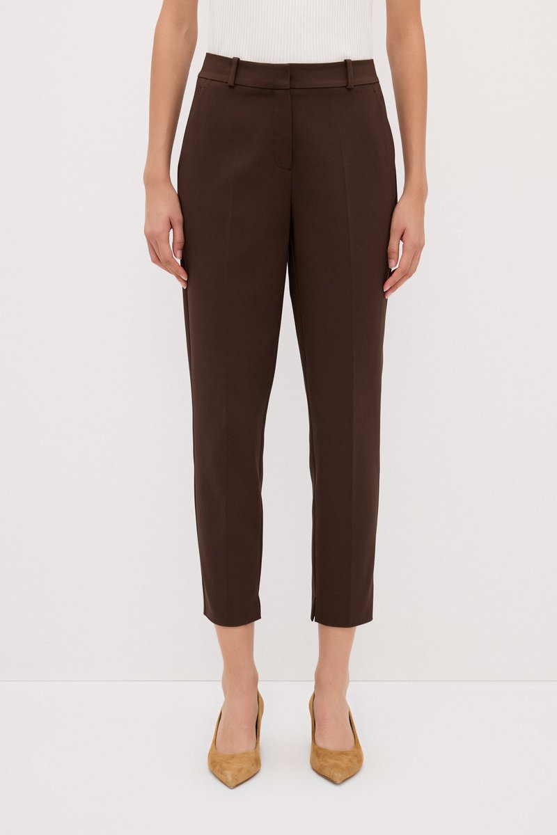 adL WITH SLITS AND POCKETS - Kalhoty - brown
