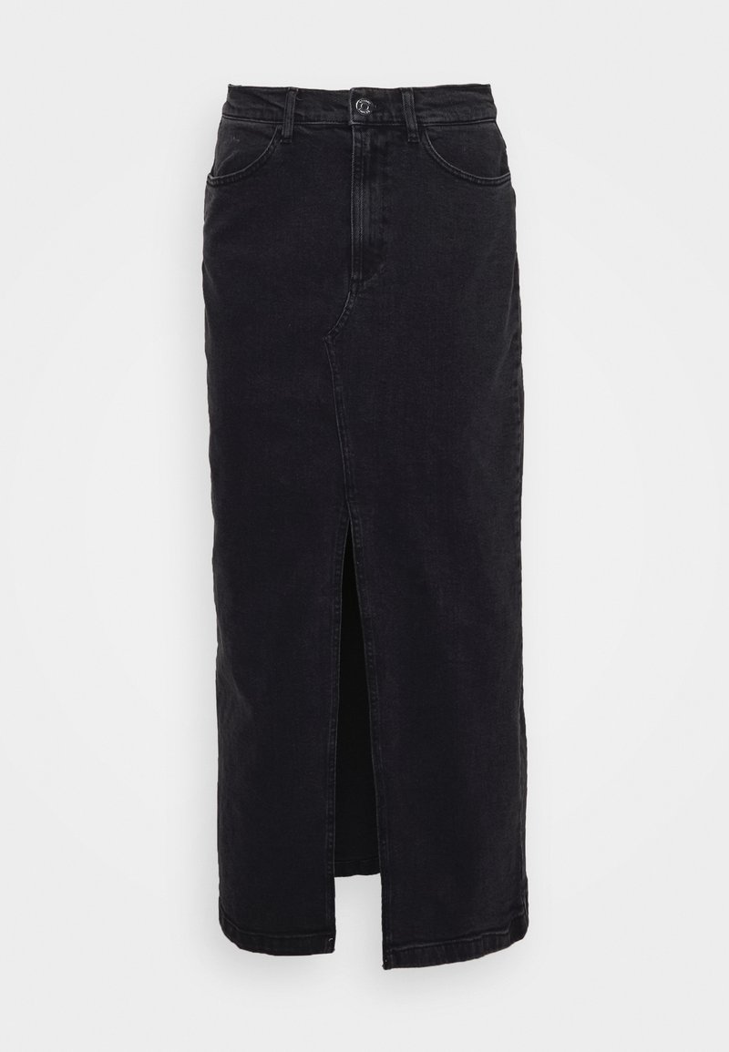 Gestuz SIW LONG SKIRT Farkkuhame Washed Black musta Zalando fi gestuz-siw-long-skirt-farkkuhame-washed-black-musta-zalando-fi