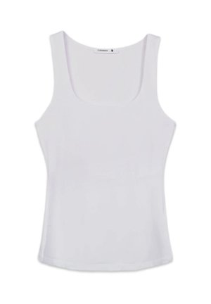 Terranova, PLAIN DYED TANK - Top - bianco ottico