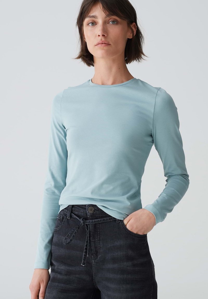 OPUS SMILLA ROS - Langarmshirt - glacier blue