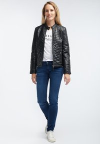 Mustang Leren jas - black