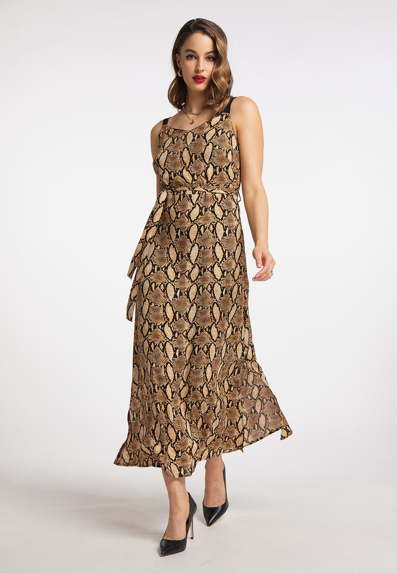 Damen Freizeitkleider | faina FAINA NELICE Freizeitkleid beige schlange/beige - QR82681 Damen Freizeitkleider | faina FAINA NELICE Freizeitkleid beige schlange/beige - QR82681