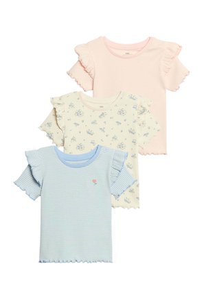 Marks & Spencer, 3 PACK UNISEX   - Print T-shirt - multi