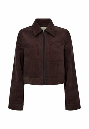 IVY-ANN CHARLOTTE ZIP - Leichte Jacke - expresso brown