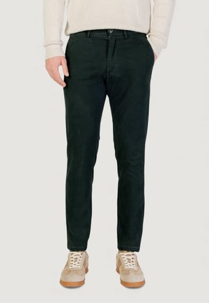 SLIM FIT - Chino kalhoty - dark green