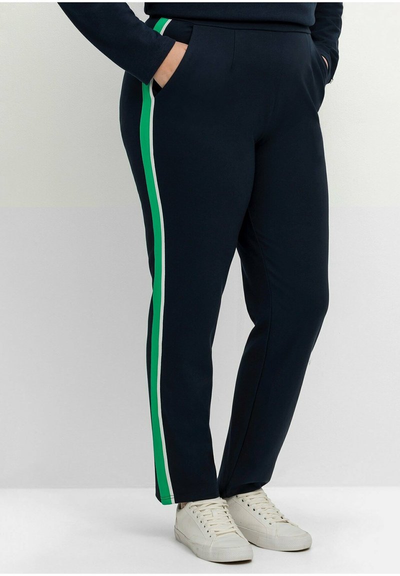 Pantalon Stretch Bleu Sheego - Taille 42, Neuf Avec Étiquettes - Réf. HMI316