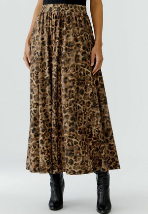A-lijn rok - camel grey