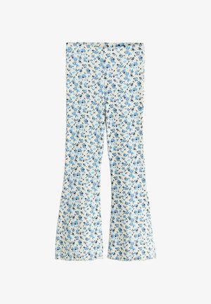 Next, RIB FLARE LEGGINGS. - REGULAR FIT - Legging - blue ditsy