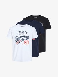 Geselecteerd, black/white/navyblazer