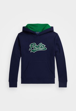 LOGO FLEECE HOODIE - Jersey con capucha - refined navy