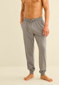 Next 2-PACK CUFFED PYJAMA BOTTOMS REGULAR FIT - Pizsama alsók - black grey