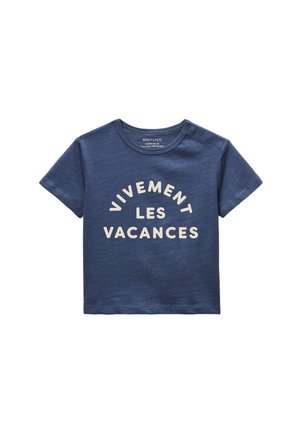 T-shirt imprimé - pierre bleue