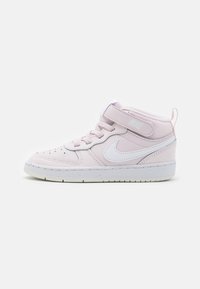 Nike Sportswear COURT BOROUGH MID 2 - Höga sneakers - pearl pink/white/summit white