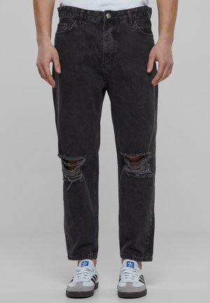 Relaxed fit jeans - black