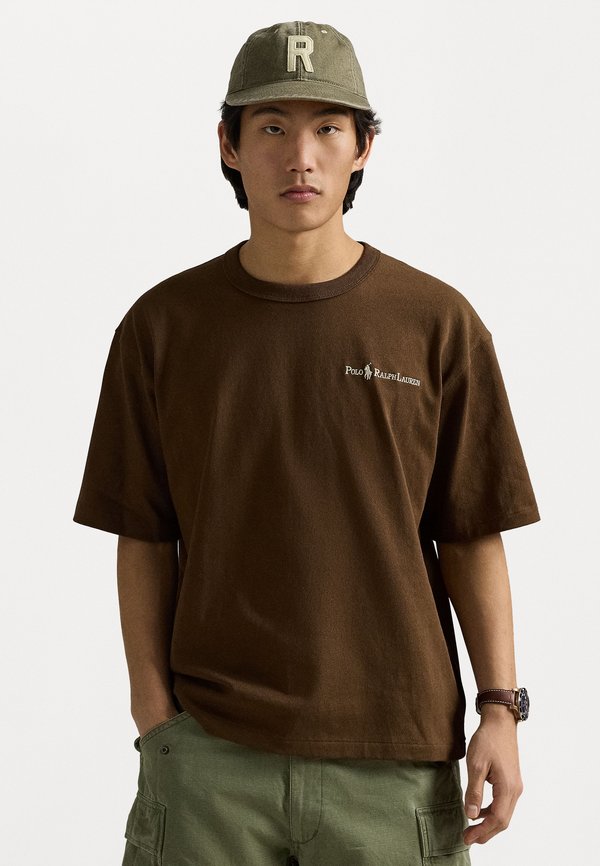 SHORT SLEEVE - Basic T-shirt - chocolate mousse