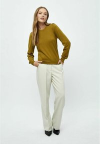 PEPPERCORN TANA PUFF 19 - Strickpullover -  ecru olive