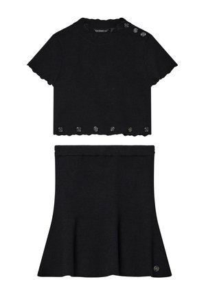 SET - T-Shirt print - schwarz