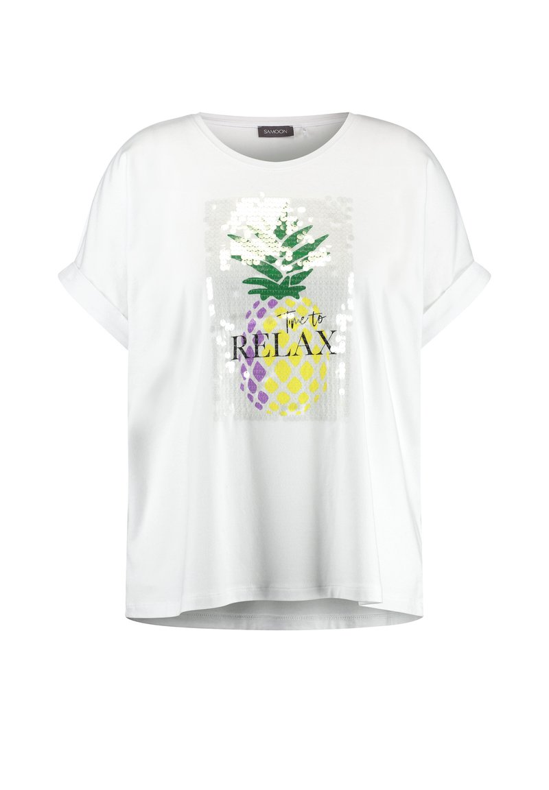 Samoon T-shirt print wit