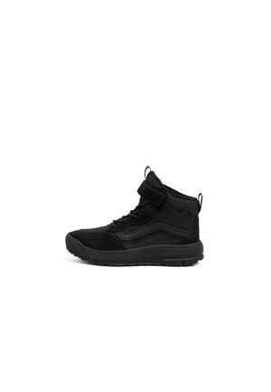 CREST - Bottines à lacets - black black