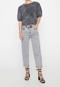PULL&BEAR Jean droit - light grey