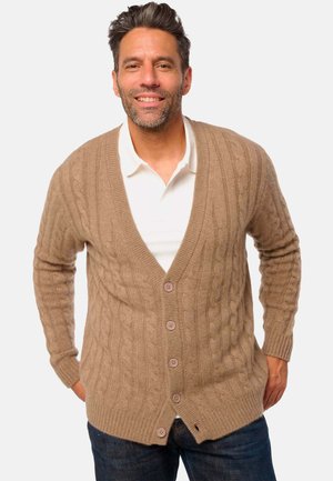 DIXON - Cardigan - natural terra