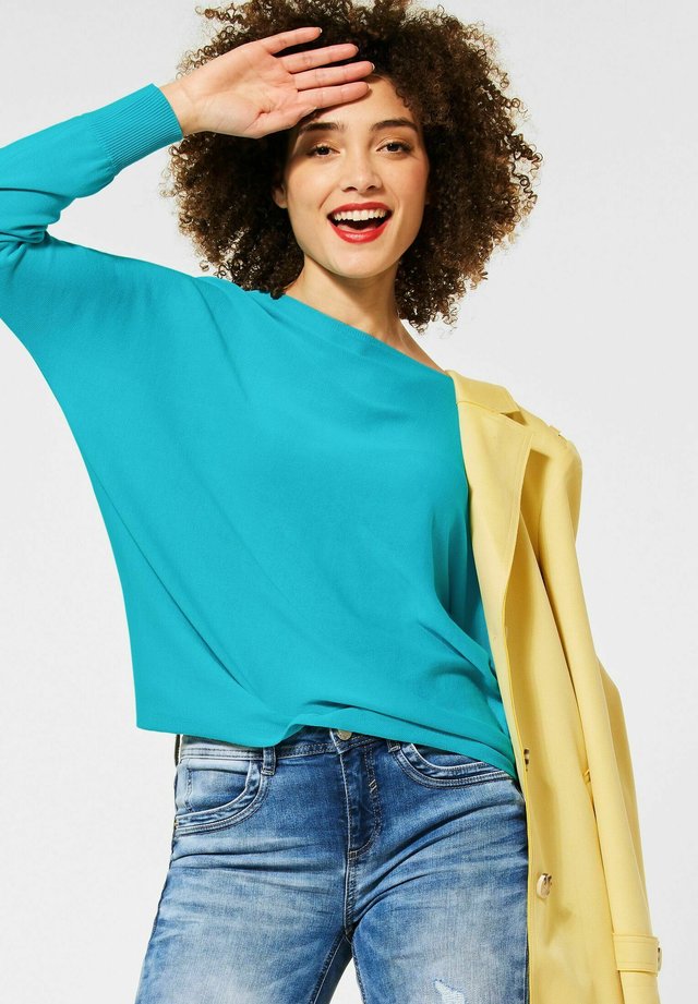 Strickpullover - türkis