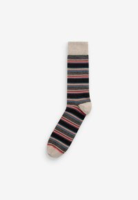 Next 5 PACK REGULAR FIT - Strømper - neutral green colour pop stripe