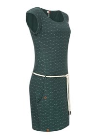 Ragwear TAG ZIG ZAG - Etuikleid - dark green