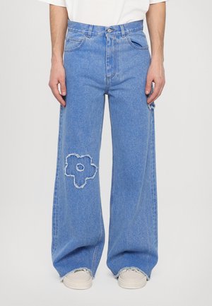 TROUSERS - Relaxed fit jeans - light blue denim