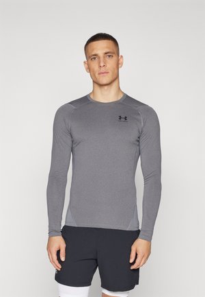 HEATGEAR - Långärmad tröja - carbon heather/black
