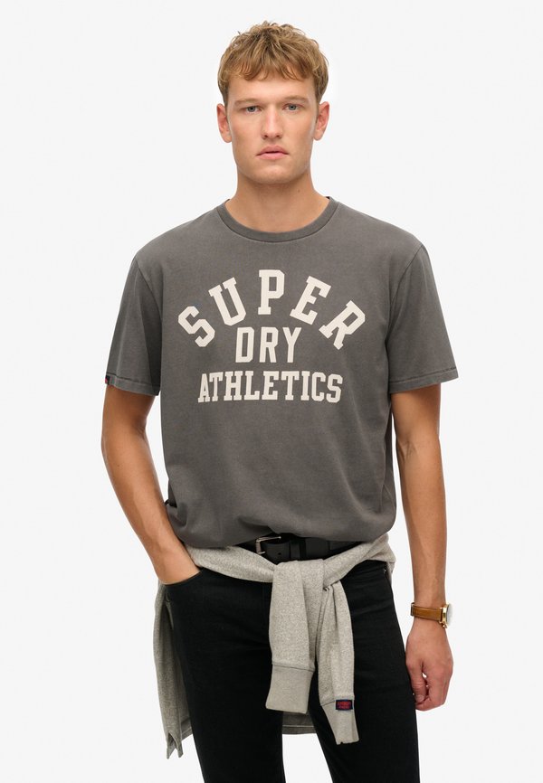 ATHLETIC ESSENTIAL GRAPHIC - T-Shirt print - charcoal