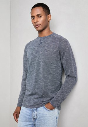 Langærmet T-shirt - navy
