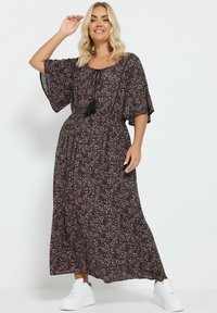 Yours Clothing PAISLEY PRINT - Maksimekko - black