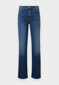 THE KICK IT - Sirgete säärtega teksad - dark-blue denim