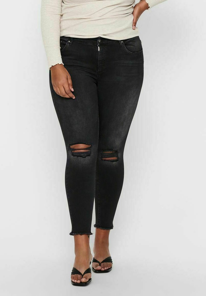ONLY Carmakoma Jeans Skinny Fit - black denim - Zalando.de