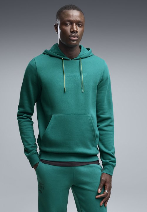 PUMA Sudaderas de Casual de Hombre AMF1 Essential Sweat Logo Hood Verde — foto 2