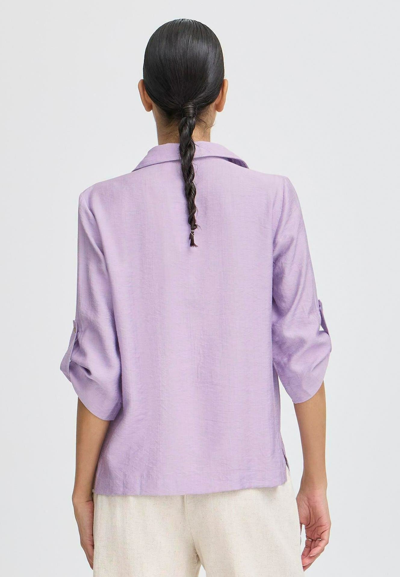 売れ筋商品|||ビーヤング シャツ レディース トップス BYJOANNIE - Button-down blouse - purple rose b.young BYJOANNIE - Button-down blouse - purple rose/purple