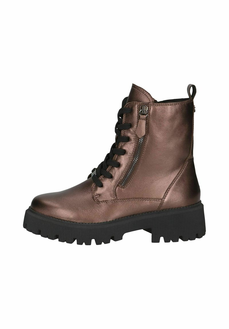 Caprice Stivaletti con plateau - dk brown met
