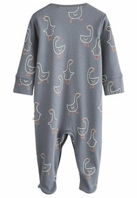 Next BEAR 3 PACK - Overal na spanie - mineral blue farm printed