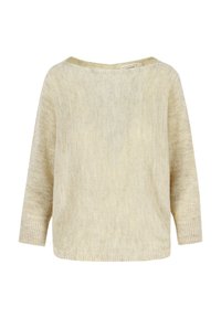 WITH BATWING - Jumper - champagne sand