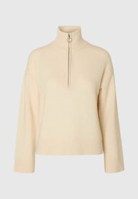 HALF-ZIP  - Strickpullover - birch