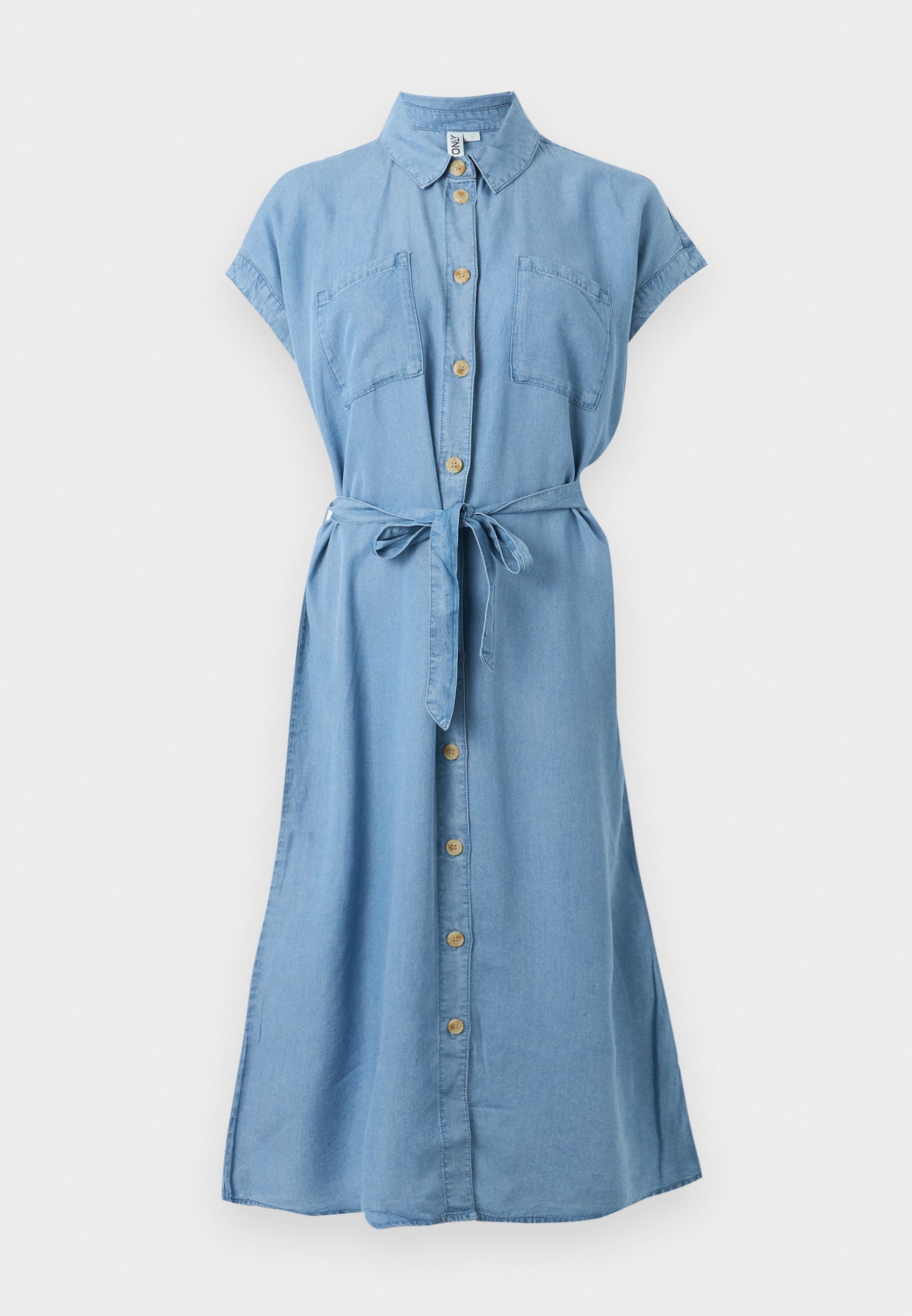 ONLY ONLPEMA HANNOVER DRESS - Denim dress - medium blue denim/blue