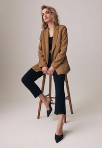 THE SET DOUBLE BREASTED - REGULAR FIT - Lühike jakk - camel brown