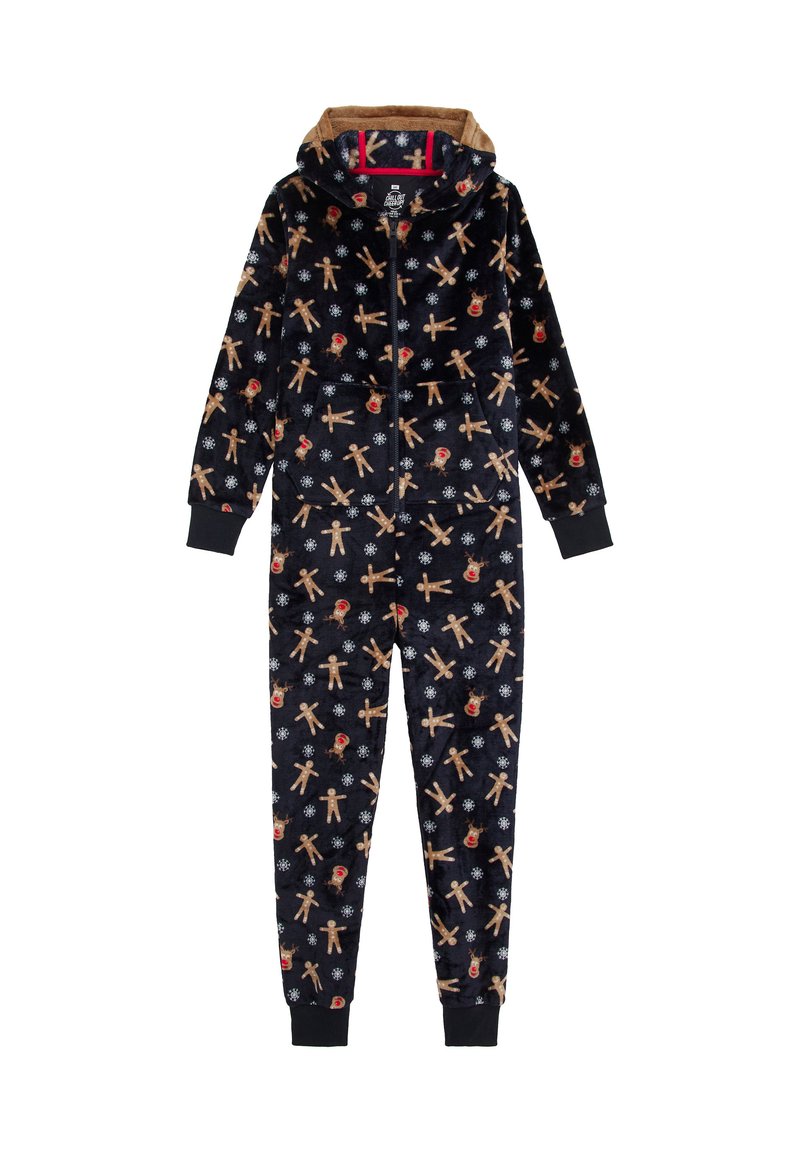 WE Fashion Pyjama gemêleerd donkerblauw WE Fashion Pyjama gemêleerd donkerblauw