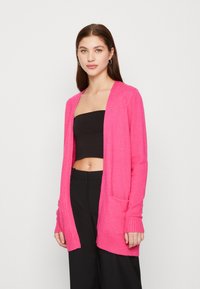 VILA VIRIL OPEN CARDIGAN - Kardigán - pink yarrow