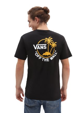 CLASSIC MINI DUAL PALM II SS - Print T-shirt - black
