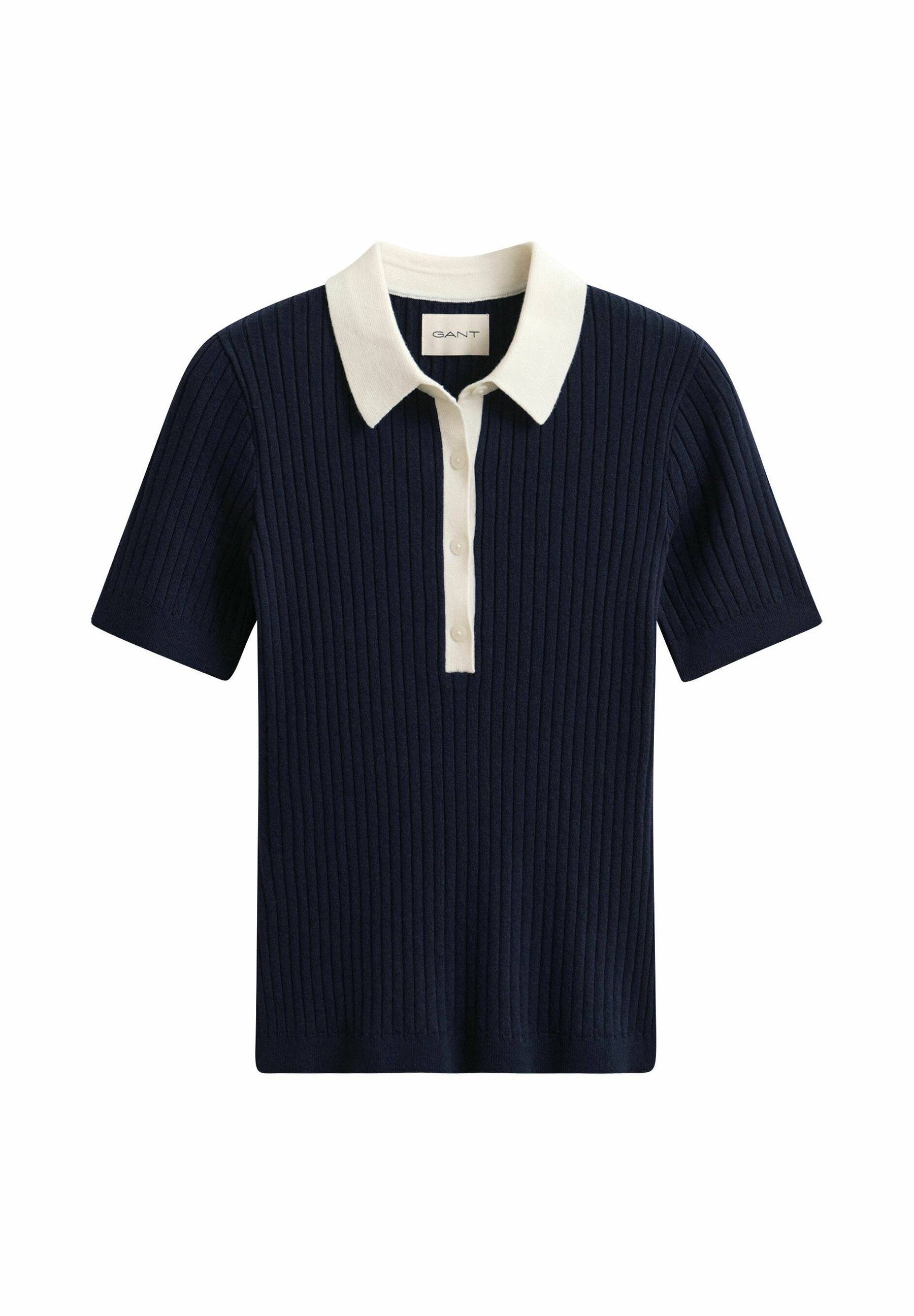 GANT SHORT SLEEVE RUGGER - Polotričko - evening blue