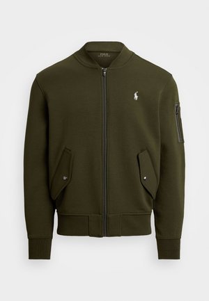 DOUBLE-KNIT BOMBER JACKET - Bomberjacke - company olive