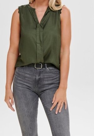 Blus - dark green